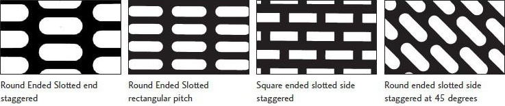 Slotted Hole Perforated Metal